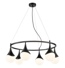 362-023-06 VELANTE Современный стиль светильник подвесной, G9, 6x40W