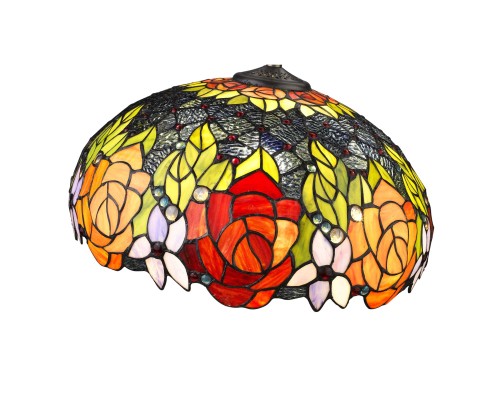 Подвесная люстра Тиффани Velante 828-806-03 бронза E27 3*60Вт