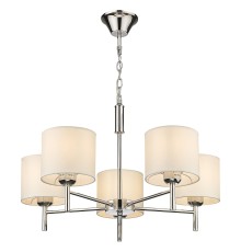 Подвесная люстра Velante 291-103-05 хром E27 5*40Вт