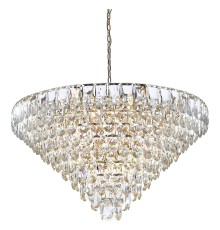 Хрустальная люстра Wertmark WE106.29.103 Lavinia E14 40 Вт белое золото