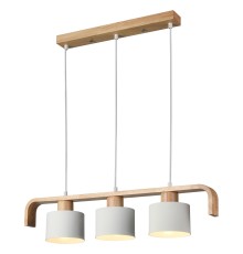 521-706-03 VELANTE Деревянный стиль светильник подвесной, E27, 3x60W