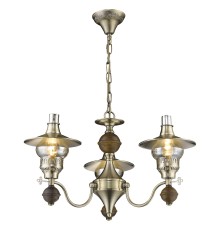 Подвесная люстра Velante 305-503-03 бронза, дуб