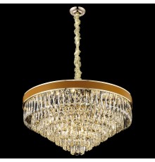 Хрустальная люстра Wertmark WE136.22.303 Clarissa E14 40 Вт золото, абрикосовый