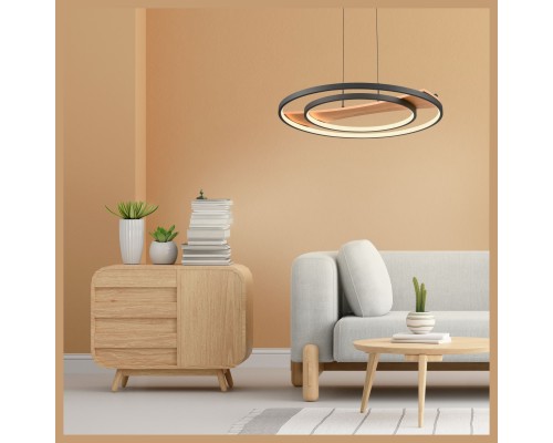 450-063-02 VELANTE Светильники с LED светильник подвесной, LED, 43W, 3000K