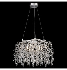 Люстра хрустальная Wertmark Damiana WE184.08.203 матовый никель 8*40Вт