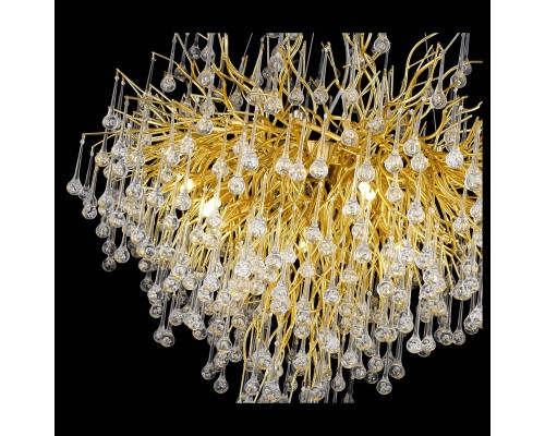 Подвесная люстра Wertmark WE189.09.403 Dionisia G9 40 Вт матовое золото