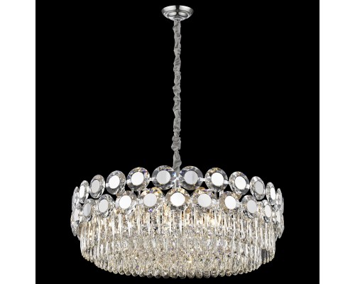 Люстра хрусталь Wertmark WE134.25.103 Claudia хром E14 40 Вт