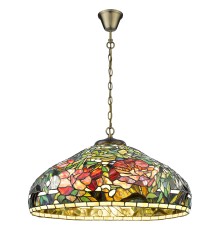 868-806-03 VELANTE Стиль Tiffany светильник подвесной, E27, 3x60W