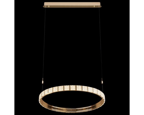 Люстра подвесная светодиодная Wertmark WE458.01.343 VERA LED 120 Вт золото 3000-3500-4000К с пультом