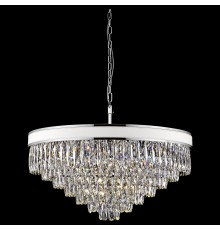 Хрустальная люстра Wertmark WE136.22.103 Clarissa E14 40 Вт хром, белый