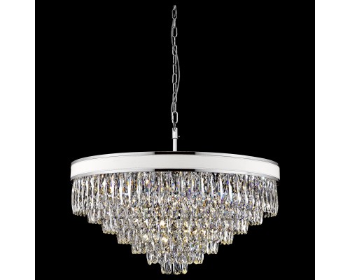 Хрустальная люстра Wertmark WE136.22.103 Clarissa E14 40 Вт хром, белый