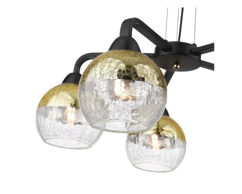 Люстра подвесная Velante 238-023-05 черный 5*40Вт