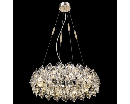 Люстра подвесная Wertmark WE155.10.303 NORMA E14 10*40 Вт золото