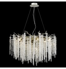 Люстра подвесная Wertmark WE185.12.203 DACIANA G9 12*40 Вт матовый никель