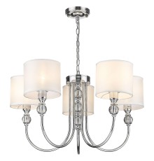 Люстра подвесная Velante 295-103-05 E14 5*40 Вт хром