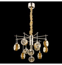 Подвесная светодиодная люстра Wertmark WE240.12.303 Mattia LED 108 Вт 3000K золото, абрикосовый