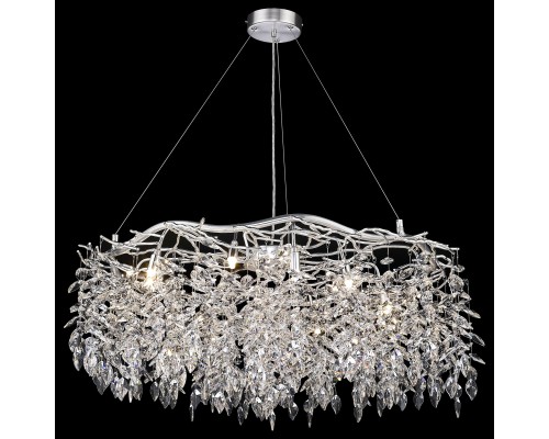 Люстра хрустальная Wertmark Damiana WE184.12.203 матовый никель 12*40Вт