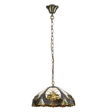 815-806-02 VELANTE Ð¡ÑÐ¸Ð»Ñ Tiffany ÑÐ²ÐµÑÐ¸Ð»ÑÐ½Ð¸Ðº Ð¿Ð¾Ð´Ð²ÐµÑÐ½Ð¾Ð¹, E27, 2x60W