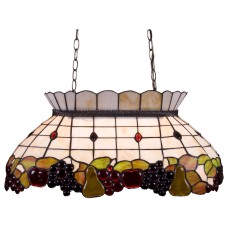 850-803-03 VELANTE Стиль Tiffany светильник подвесной, E27, 3x60W
