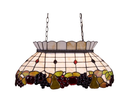 850-803-03 VELANTE Стиль Tiffany светильник подвесной, E27, 3x60W