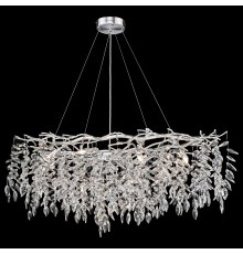Люстра хрустальная Wertmark Damiana WE184.12.223 матовый никель 12*40Вт