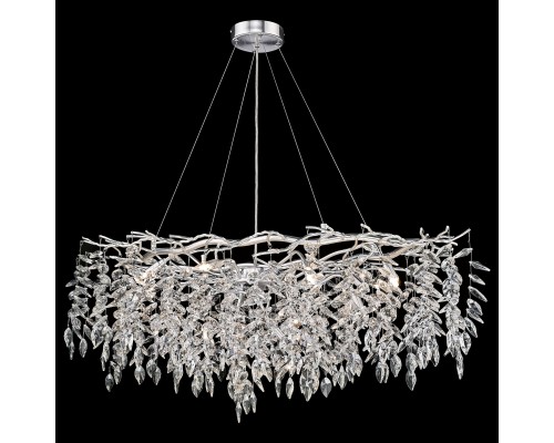 Люстра хрустальная Wertmark Damiana WE184.12.223 матовый никель 12*40Вт