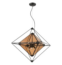 Подвесная люстра Wertmark WE244.08.003 Rombo G9 LED 56 Вт черный, янтарный