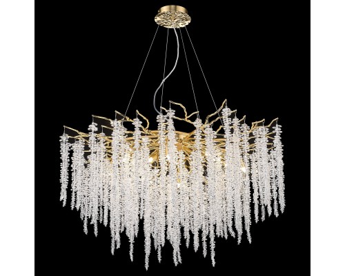 Люстра подвесная Wertmark WE185.15.303 DACIANA G9 15*40 Вт матовое золото