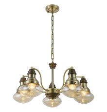 306-503-05 VELANTE Классический стиль светильник подвесной, E27, 5x60W