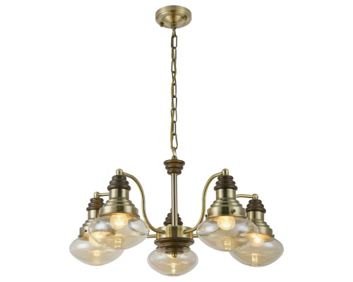 306-503-05 VELANTE Классический стиль светильник подвесной, E27, 5x60W