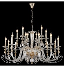 Подвесная люстра Wertmark WE174.18.303 Nadina золото, прозрачный E14 40 Вт