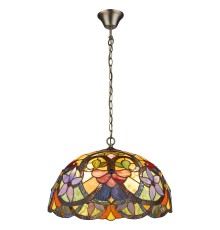818-806-03 VELANTE Ð¡ÑÐ¸Ð»Ñ Tiffany ÑÐ²ÐµÑÐ¸Ð»ÑÐ½Ð¸Ðº Ð¿Ð¾Ð´Ð²ÐµÑÐ½Ð¾Ð¹, E27, 3x60W