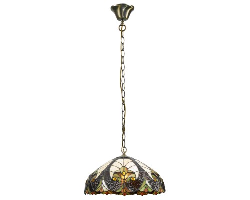 815-806-02 VELANTE Ð¡ÑÐ¸Ð»Ñ Tiffany ÑÐ²ÐµÑÐ¸Ð»ÑÐ½Ð¸Ðº Ð¿Ð¾Ð´Ð²ÐµÑÐ½Ð¾Ð¹, E27, 2x60W