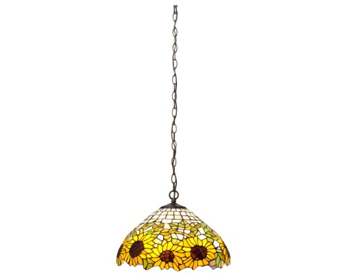 Светильник Тиффани Velante 821-806-02 E27 60 Вт разноцветный