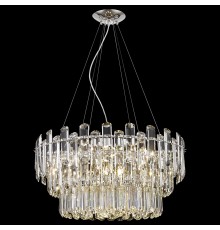 Хрустальная люстра Wertmark WE107.12.103 Lazzara E14 40 Вт никель, прозрачный