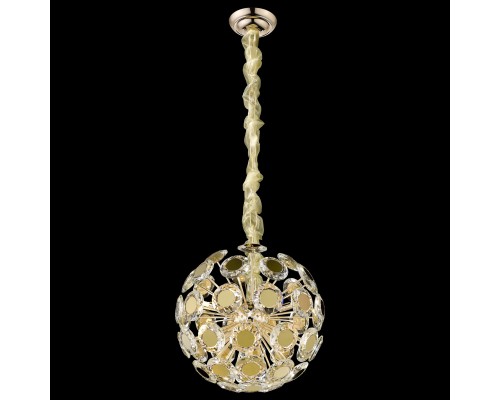 Хрустальная люстра Wertmark WE109.12.303 Brunella G9 40 Вт белое золото, прозрачный