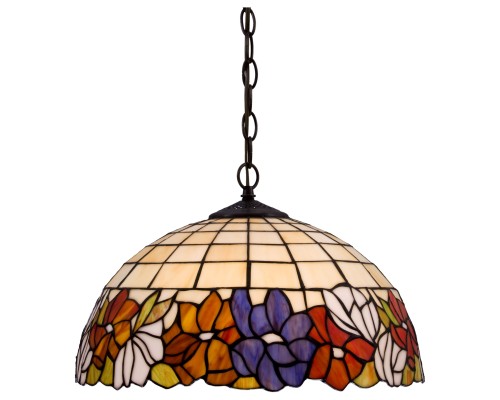 813-806-02 VELANTE Ð¡ÑÐ¸Ð»Ñ Tiffany ÑÐ²ÐµÑÐ¸Ð»ÑÐ½Ð¸Ðº Ð¿Ð¾Ð´Ð²ÐµÑÐ½Ð¾Ð¹, E27, 2x60W