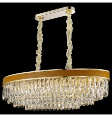 Хрустальная люстра Wertmark WE136.12.303 Clarissa E14 40 Вт золото, абрикосовый