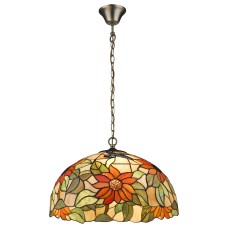 817-806-03 VELANTE Ð¡ÑÐ¸Ð»Ñ Tiffany ÑÐ²ÐµÑÐ¸Ð»ÑÐ½Ð¸Ðº Ð¿Ð¾Ð´Ð²ÐµÑÐ½Ð¾Ð¹, E27, 3x60W