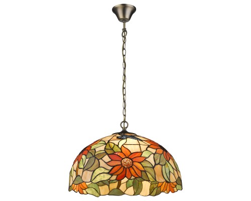 817-806-03 VELANTE Ð¡ÑÐ¸Ð»Ñ Tiffany ÑÐ²ÐµÑÐ¸Ð»ÑÐ½Ð¸Ðº Ð¿Ð¾Ð´Ð²ÐµÑÐ½Ð¾Ð¹, E27, 3x60W