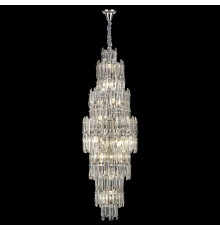 Хрустальная люстра Wertmark WE107.23.103 Lazzara E14 40 Вт никель, прозрачный