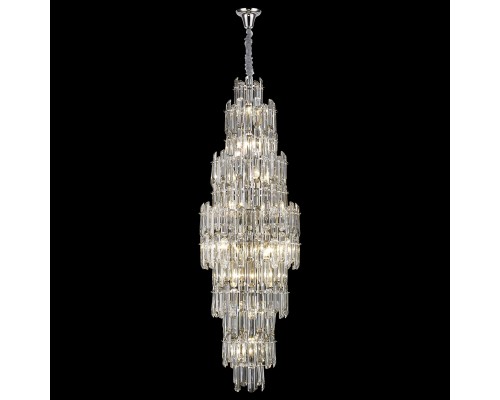 Хрустальная люстра Wertmark WE107.23.103 Lazzara E14 40 Вт никель, прозрачный