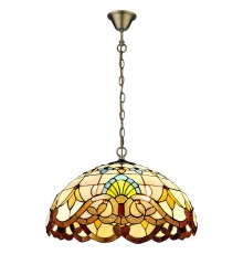 830-806-03 VELANTE Ð¡ÑÐ¸Ð»Ñ Tiffany ÑÐ²ÐµÑÐ¸Ð»ÑÐ½Ð¸Ðº Ð¿Ð¾Ð´Ð²ÐµÑÐ½Ð¾Ð¹, E27, 3x60W