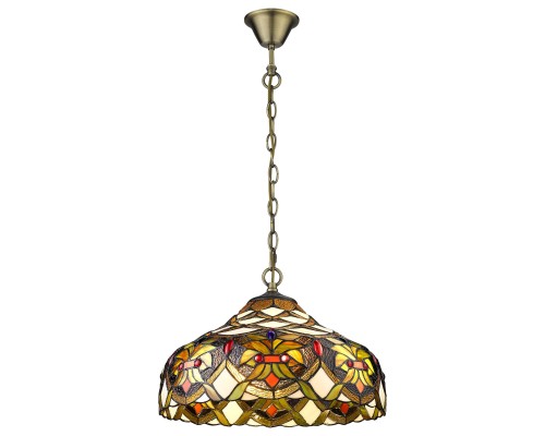 831-806-02 VELANTE Ð¡ÑÐ¸Ð»Ñ Tiffany ÑÐ²ÐµÑÐ¸Ð»ÑÐ½Ð¸Ðº Ð¿Ð¾Ð´Ð²ÐµÑÐ½Ð¾Ð¹, E27, 2x60W