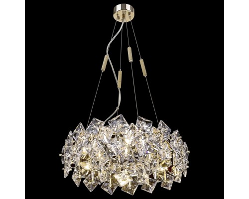 Люстра подвесная Wertmark WE155.06.303 NORMA E14 6*40 Вт золото