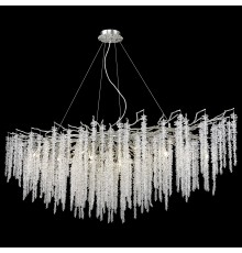 Люстра подвесная Wertmark WE185.18.223 DACIANA G9 18*40 Вт матовый никель