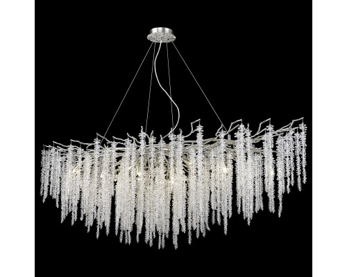 Люстра подвесная Wertmark WE185.18.223 DACIANA G9 18*40 Вт матовый никель