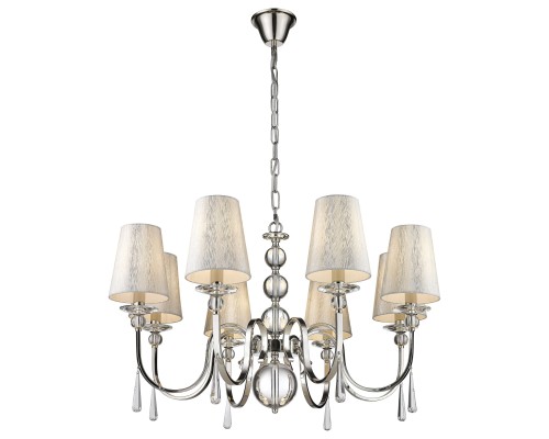 Подвесная люстра Wertmark WE368.08.103 Kerrin никель E14 40 Вт