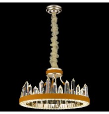 Подвесная светодиодная люстра Wertmark WE456.06.303 Leona LED 72 Вт 4000K золото, абрикосовый