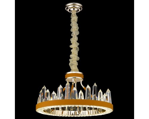 Подвесная светодиодная люстра Wertmark WE456.06.303 Leona LED 72 Вт 4000K золото, абрикосовый